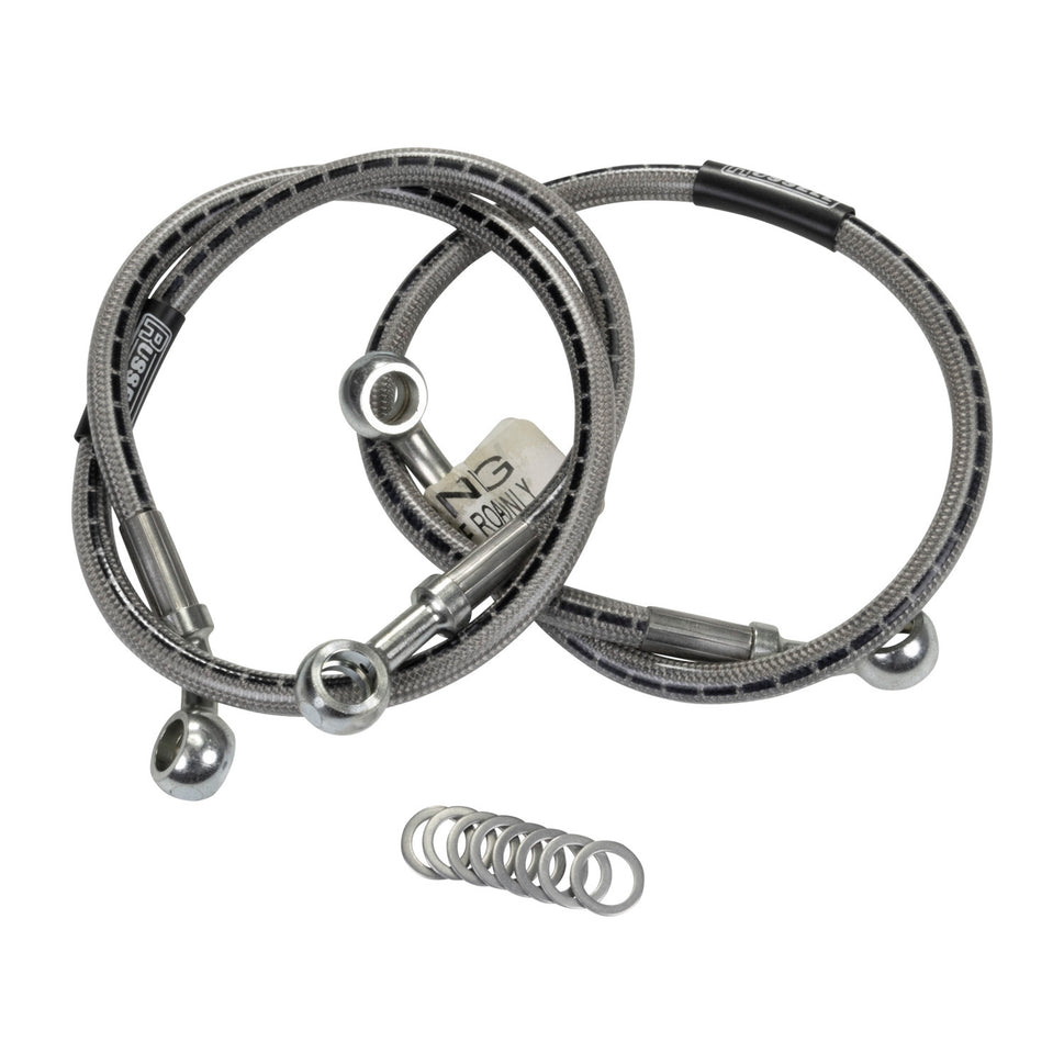 Russell Cycleflex Two-Line Racer Brake Hose Kit For 1998-00 Suzuki GSXR750 - Front