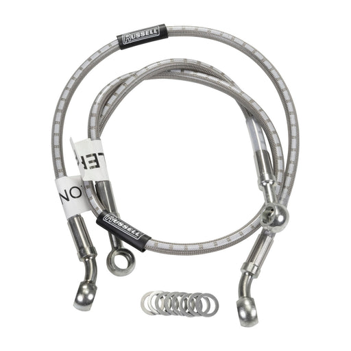 Russell Cycleflex Two-Line Racer Brake Hose Kit For 1998-03 Suzuki TLR1000R - Front EDELBROCK Autoparts