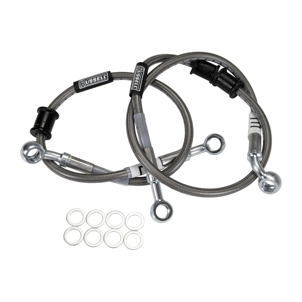Russell Cycleflex Two-Line Racer Brake Hose Kit For 2005 Suzuki GSX-R1000 - Front