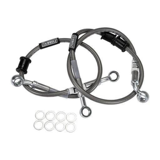 Russell Cycleflex Two-Line Racer Brake Hose Kit For 2005 Suzuki GSX-R1000 - Front EDELBROCK Autoparts