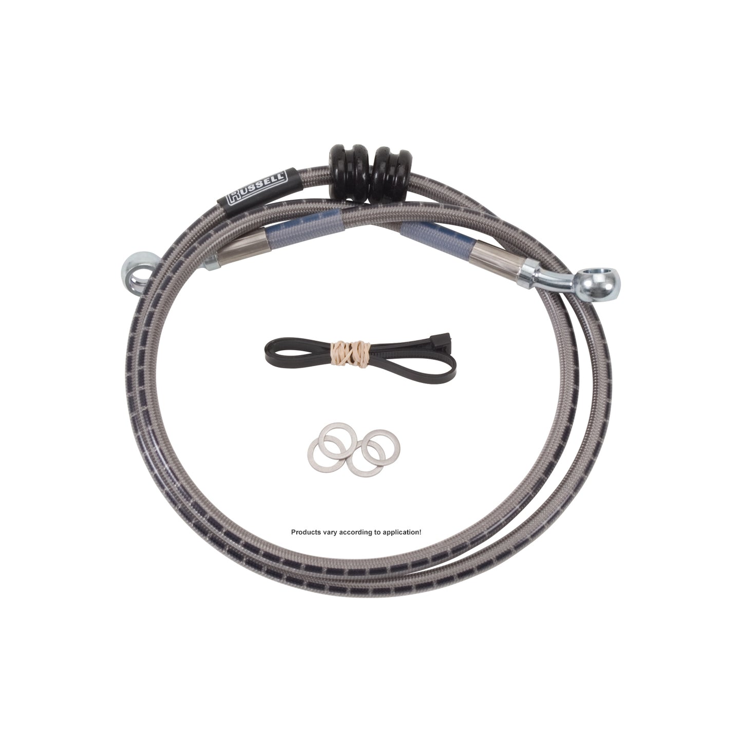 Russell Cycleflex Two-Line Racer Brake Hose Kit For 2007-11 Suzuki GSX-R1000, 1000cc - Front