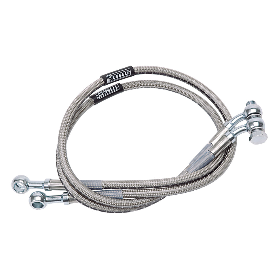 Russell Cycleflex Two-Line Racer Brake Hose Kit For 2004-07 Honda CBR1000RR, 1000cc - Front