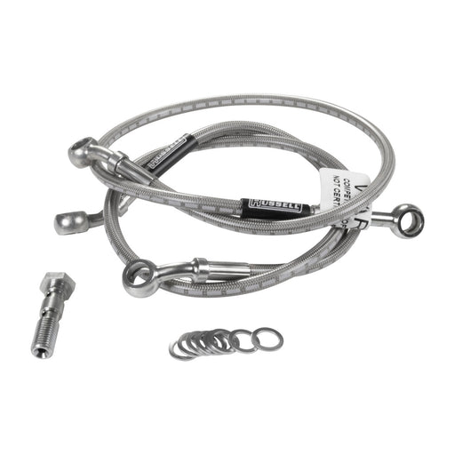 Russell Cycleflex Two-Line Racer Brake Hose Kit For 1998 Honda CBR900RR - Front EDELBROCK Autoparts