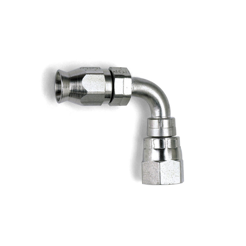 Russell Pro System 1, 3AN 90 Degree Hose End Compression Hose End Fitting - Single EDELBROCK Autoparts