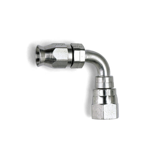 Russell Pro System 1, 3AN 90 Degree Hose End Compression Hose End Fitting - Single EDELBROCK Autoparts