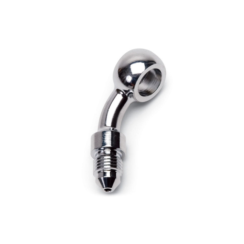 Russell 3AN x 10mm (3/8 Inch) 45 Degree Banjo Straight Adapter Fitting With Chrome Finish