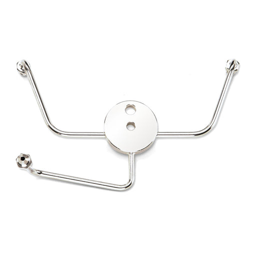 Russell 3AN Front Male Junction Block (Wide Glide) With Chrome Finish EDELBROCK Autoparts