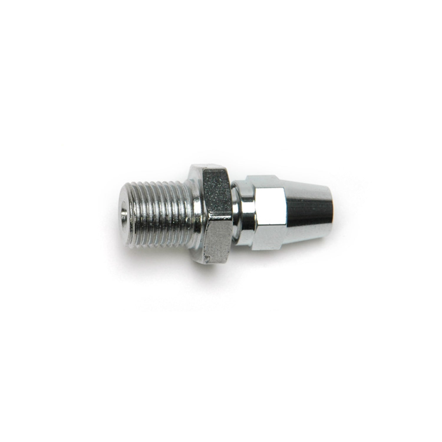 Russell Pro System 2, 3/8 Inch x - 24 Male Compression Hose End Fitting With Chrome Finish - Single