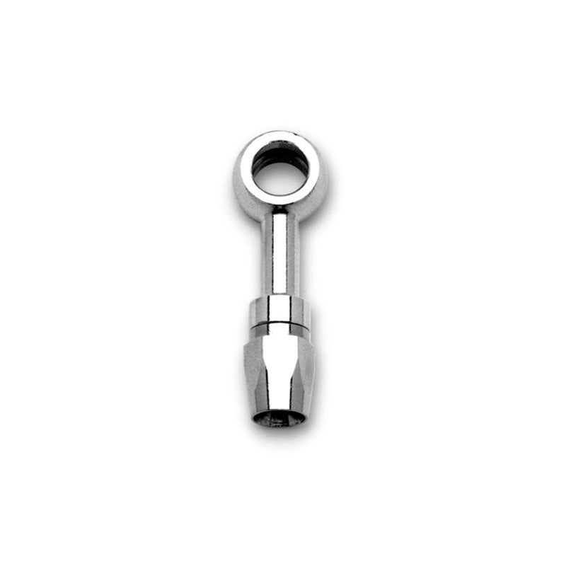 Russell Pro System 1, Banjo Straight 10mm (3/8 Inch) Compression Hose End Fitting - Single EDELBROCK Autoparts