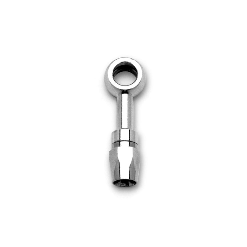 Russell Pro System 1, Banjo Straight 10mm (7/16 Inch) Compression Hose End Fitting - Single EDELBROCK Autoparts
