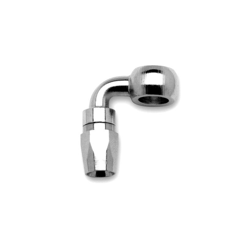 Russell Pro System 1, 90 Degree Banjo 10mm (3/8 Inch) Compression Hose End Fitting - Single EDELBROCK Autoparts