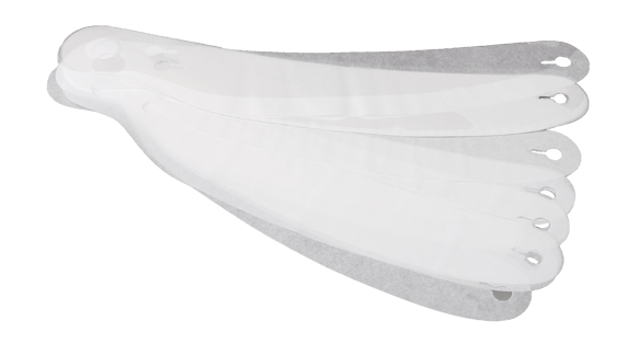 RaceQuip Pro 2mm Clear Helmet Face Shield Tear-Offs - Pack of 20 RACEQUIP