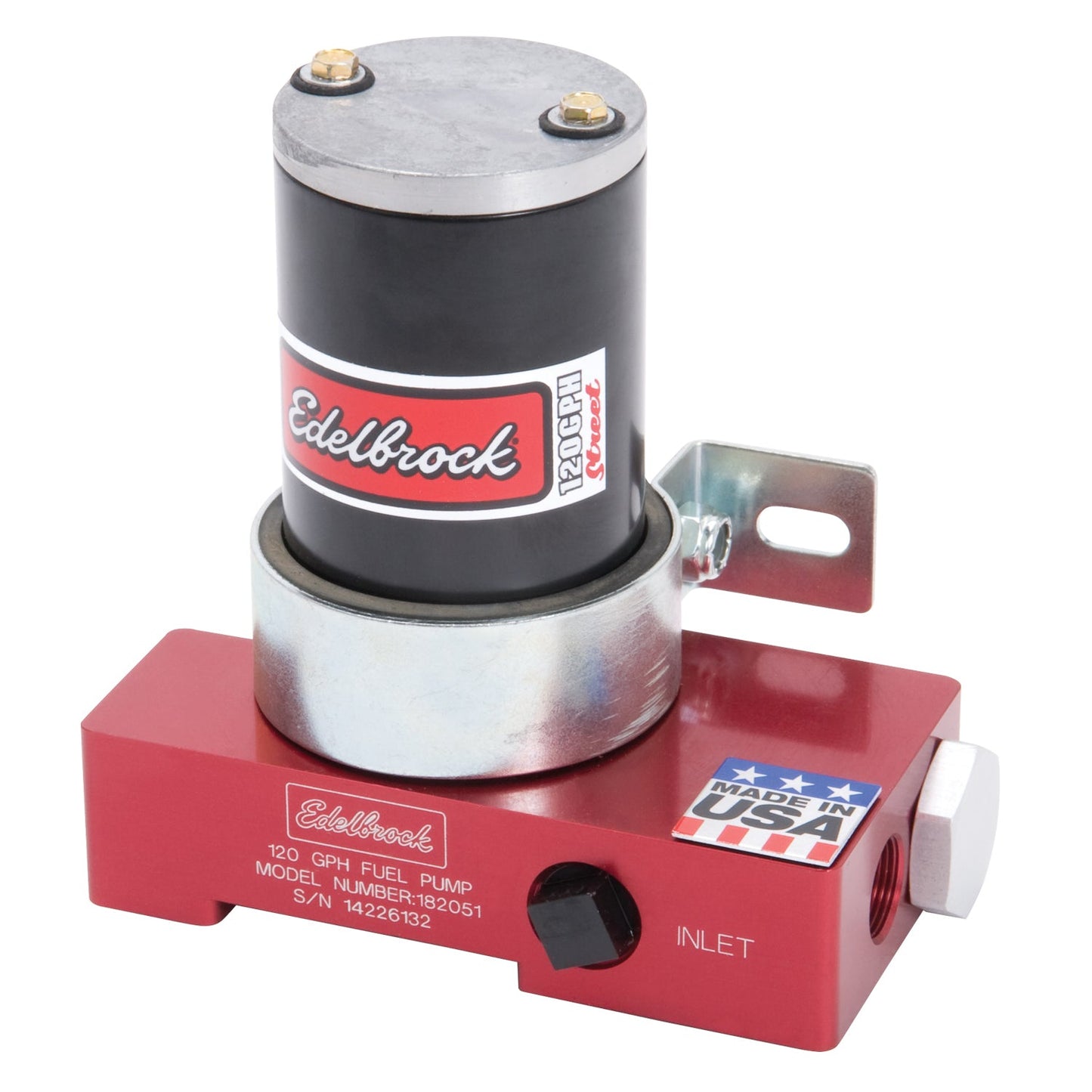 Red Electric Fuel Pump - 120 GPH EDELBROCK Autoparts