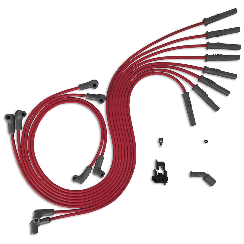 Red Super Conductor Gen III LS-1/3/6 V8, Universal MSD Autoparts