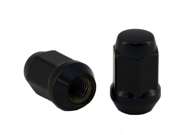 Rocket Racing Wheels C1704B 1/2 Bulge Acorn Lug Nut Black 3/4 Hex RK Rocket Racing Wheels Autoparts