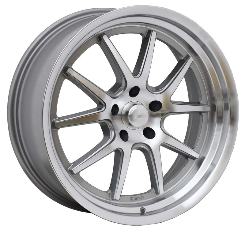 Rocket Racing Wheels TTR19 Attack - Titanium/Machined TTR19-896545 RK Rocket Racing Wheels Autoparts