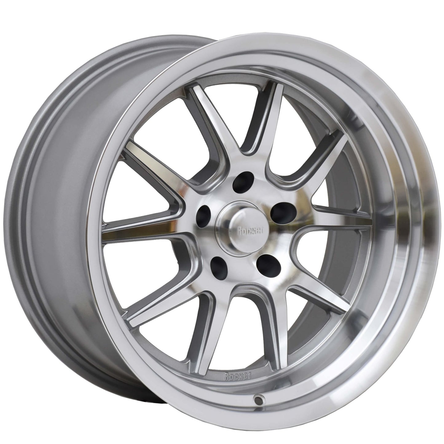 Rocket Racing Wheels TTR19 Attack - Titanium/Machined TTR19-896545 RK Rocket Racing Wheels Autoparts