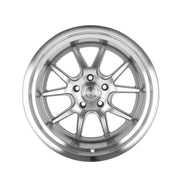Rocket Racing Wheels TTR19 Attack - Titanium/Machined TTR19-896545 RK Rocket Racing Wheels Autoparts