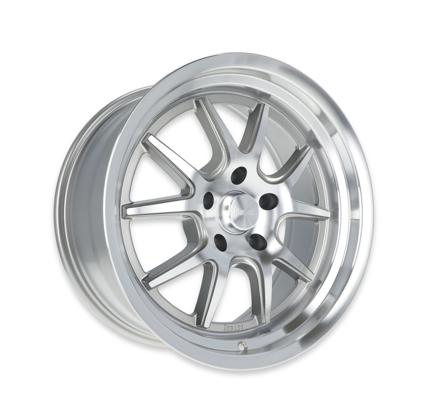 Rocket Racing Wheels TTR19 Attack - Titanium/Machined TTR19-896545 RK Rocket Racing Wheels Autoparts