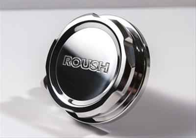 Roush Billet Radiator Cap Covers for 1996-2014 F-150, 1996-2018 MUSTANG - 421258