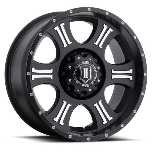 Shield / Black with Machined Logos ICONVEHICLE Autoparts