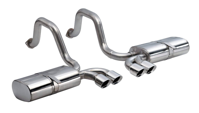Sport / 2.5 in Axle-Back 3.5 in Twin Tips | 1997-2004 Corvette C5 (14111) Corsa Autoparts
