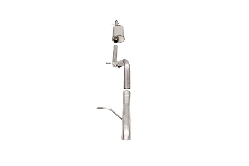 Sport / 2.75 in Cat-Back Turn Downs | 2007-2018 Jeep Wrangler JKU (21121) Corsa Autoparts