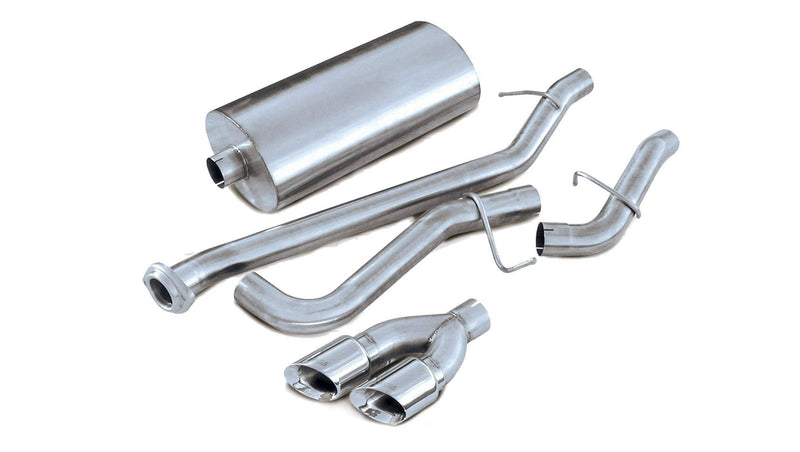 Sport / 3.0 in Cat-Back 4.0 in Twin Tips | 2001-2006 Z71 Suburban, Yukon XL 5.3L (14237) Corsa Autoparts