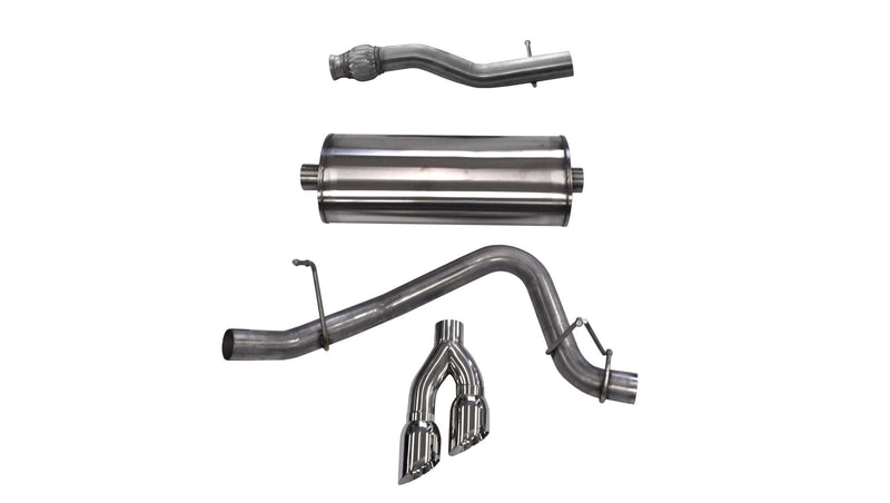 Sport / 3.0 in Cat-Back 4.0 in Twin Tips | 2015-2020 Suburban, Yukon XL 5.3L (14748) Corsa Autoparts