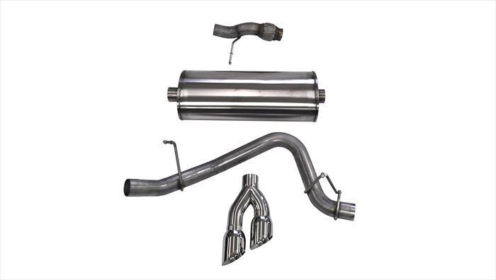 Sport / 3.0 in Cat-Back 4.0 in Twin Tips | 2015-2020 Tahoe, Yukon 5.3L (14859) Corsa Autoparts