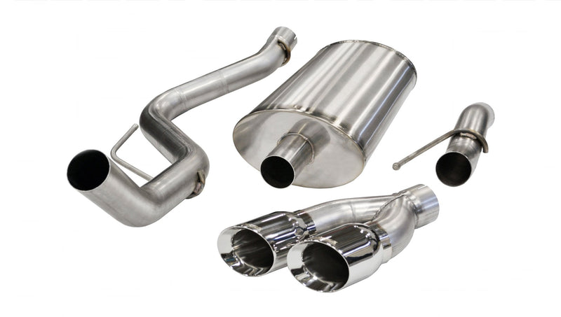 Sport / 3.0 in Cat-Back 4.0 Twin Tips | Ford F-150 2009-2010 5.4L, 4.6L, Raptor 5.4L (14388) Corsa Autoparts