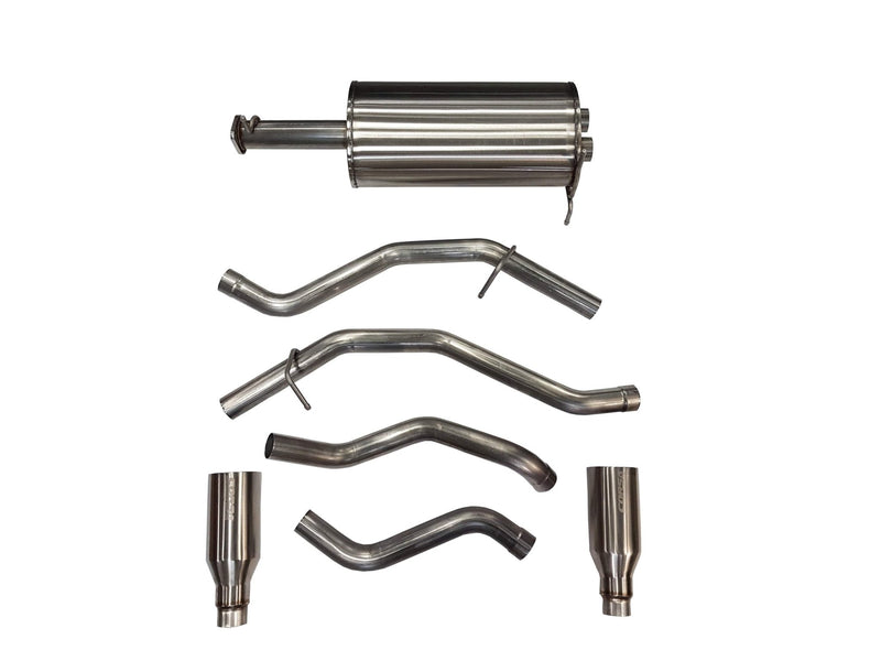 Sport / 3.0 in Cat-Back DRE 5.0 in Single Tips | 2019-2024 RAM 1500 5.7L 140, 144, 153WB (21035) Corsa Autoparts