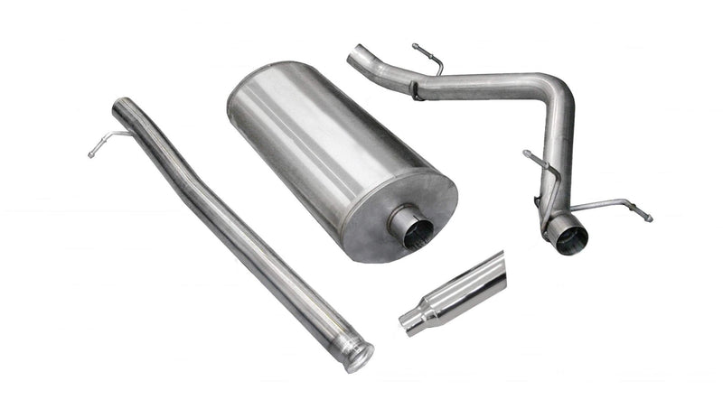 Sport / 3.0 in Cat-Back SSE 4.0 in Single Tip | 09-13 Silverado Sierra 4.8L 5.3L 133WB (24902) Corsa Autoparts