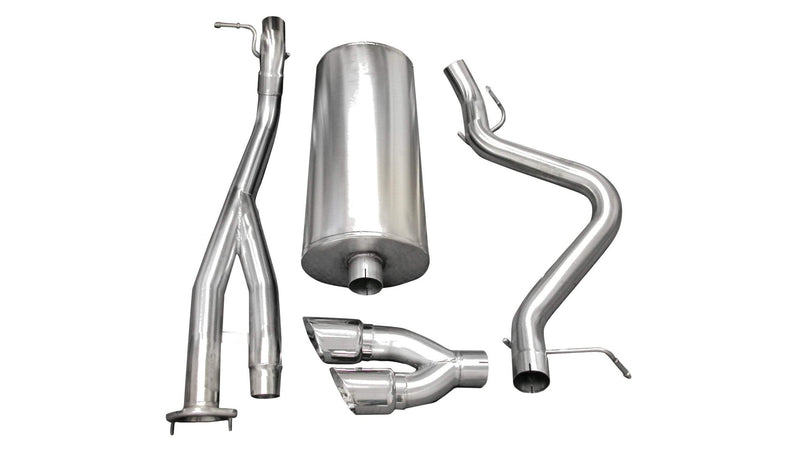 Sport / 3.0 in Cat-Back SSE 4.0 in Twin Tips | 03-07 Silverado 1500 SS 6.0L 143WB (14279) Corsa Autoparts