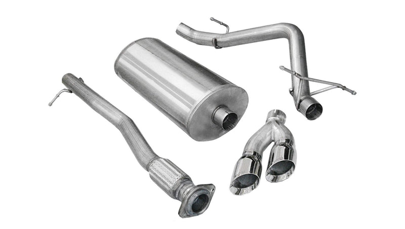 Sport / 3.0 in Cat-Back SSE 4.0 in Twin Tips | 11-13 Silverado Sierra, Denali 6.2L 143WB (14523) Corsa Autoparts