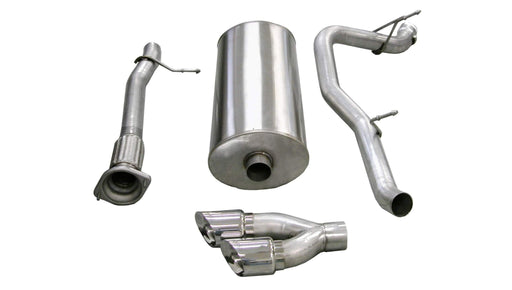 Sport / 3.0 in Cat-Back SSE 4.0 in Twin Tips | 2007-2010 Yukon XL Denali, Escalade ESV EXT 6.2L (14298) Corsa Autoparts