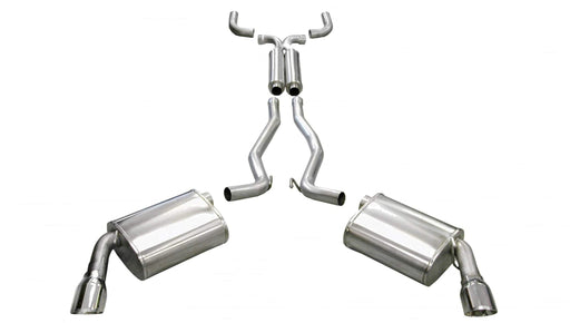 Sport / Cat-Back 4.0 in Single Tips | 2010-15 Camaro SS w.o GFX Coupe Auto (14952) Corsa Autoparts