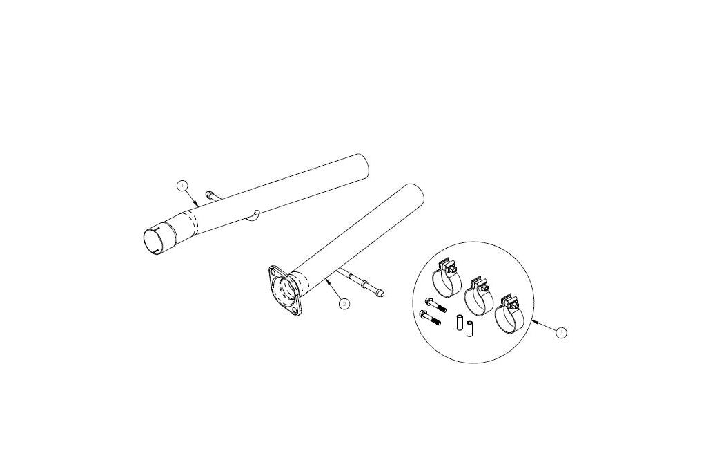 Sport to Xtreme / 2.75 in Head Pipes | 2018-21 Jeep Grand Cherokee TrackHawk (21053) Corsa Autoparts