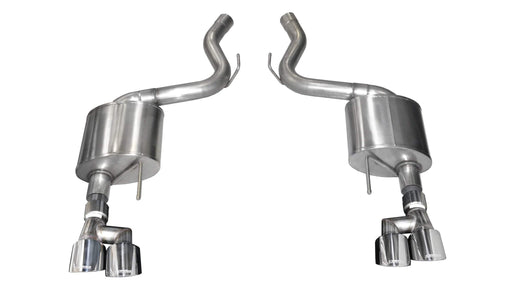 Sport, Touring / 3.0 in Axle-Back 4.0 in Twin Tips | 2018-2023 Mustang GT Coupe (21039, 21041) Corsa Autoparts