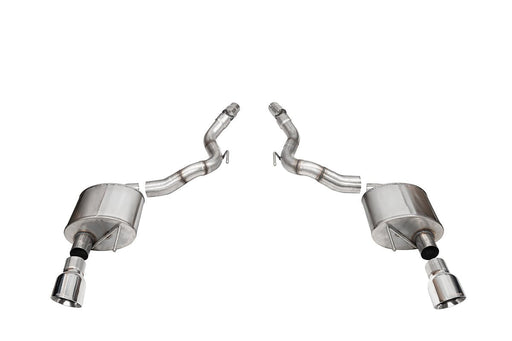 Sport, Touring / 3.0 in Axle-Back 4.5 in Slash Tips | 2024 Mustang GT Convertible (21272, 21276) Corsa Autoparts