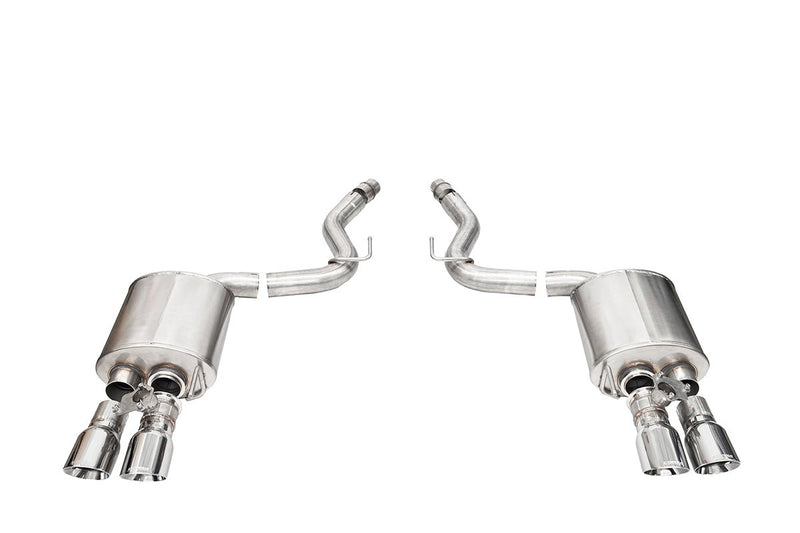 Sport Valved / 3.0 in Axle-Back 4.0 in Slash Tips | 2024 Mustang GT Coupe (21261) Corsa Autoparts