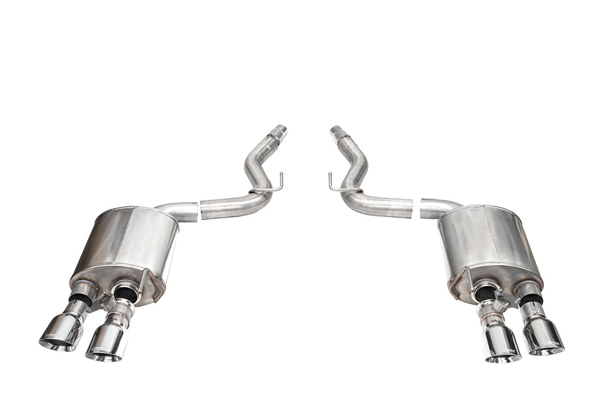 Sport Valved / 3.0 in Axle-Back 4.5 in Slash Tips | 2024 Mustang Dark Horse Coupe (21267) Corsa Autoparts