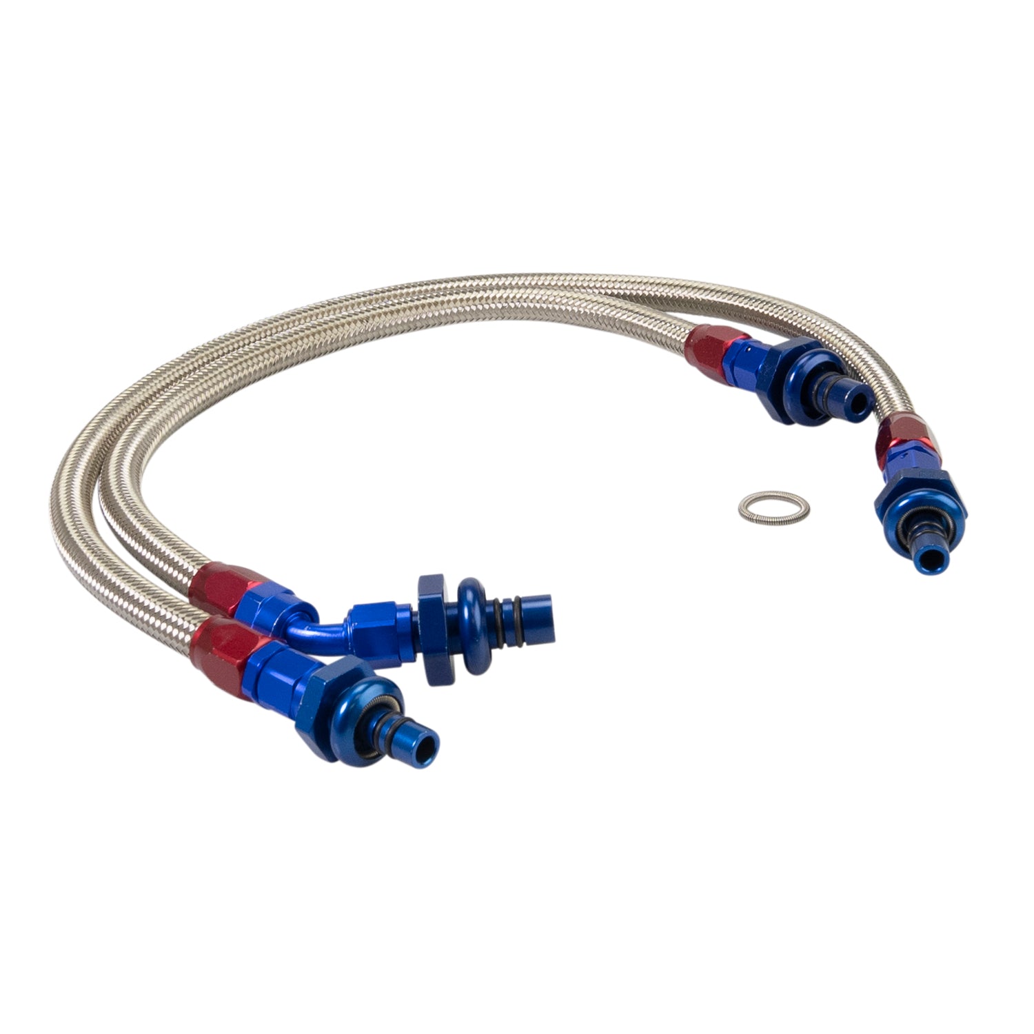 SS Braided Fuel Hose With 6AN ProFlex Hose For 1987-93 5.0L Mustang