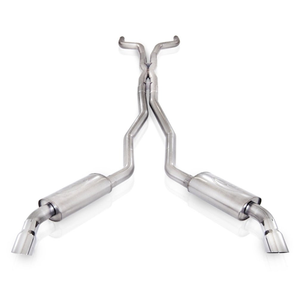 Stainless Works 2010-15 Camaro 6.2L 3in Exhaust X-Pipe Chambered Turbo Mufflers Polished Tips CA10CBC STAINLESS WORKS EXHAUST