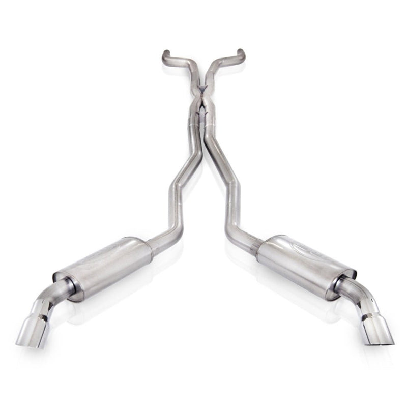 Stainless Works 2010-15 Camaro 6.2L 3in Exhaust X-Pipe Chambered Turbo Mufflers Polished Tips CA10CBC STAINLESS WORKS EXHAUST