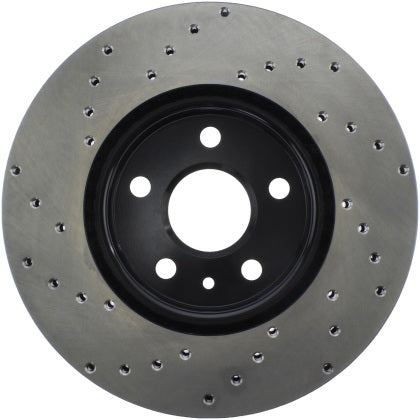 Stoptech 2010-2015 Chrevrolet Camaro Buick Cross Drilled Sports Left Front Rotor  sto128.62120L