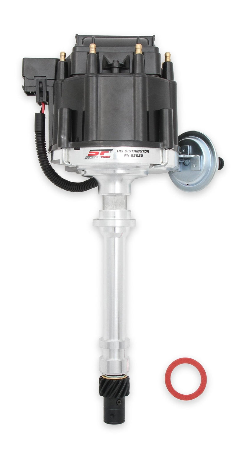 Street Fire Chevrolet V8 GM HEI Distributor w/Black Cap MSD Autoparts
