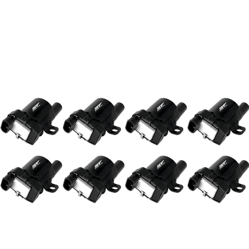 Street Fire Ignition Coils 1999-2007 GM L-Series Truck engines, Black, 8-Pack MSD Autoparts