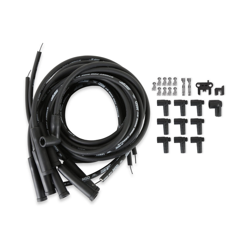 Street-Fire Wire Set Multi-Angl plug, HEI, Univ MSD Autoparts