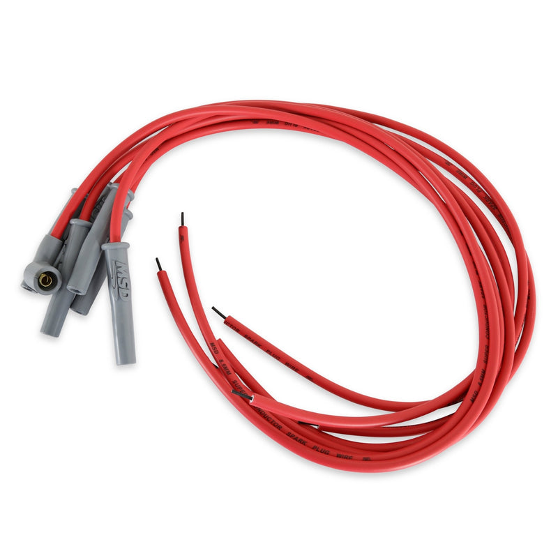 Super Conductor Spark Plug Wire Set - 6-Cylinder MSD Autoparts